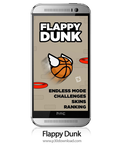دانلود Flappy Dunk v1.7.71 + Mod - بازی موبایل توپ بسکتبال پرنده