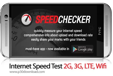 دانلود Internet Speed Test 2G, 3G, LTE, Wifi Full v2.6.7 - برنامه موبایل اندازه گیری سرعت اینترنت