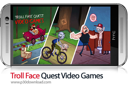 دانلود Troll Face Quest Video Games v2.2.3 + Mod - بازی موبایل صورت ترولی و بازی ها رایانه ای