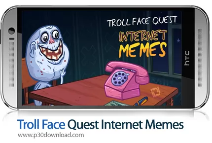 دانلود Troll Face Quest Internet Memes v2.2.7 + Mod - بازی موبایل صورت ترولی و شکلک های اینترنتی