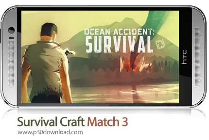 دانلود Survival Craft Match 3 v1.9 + Mod - بازی موبایل تلاش برای بقا