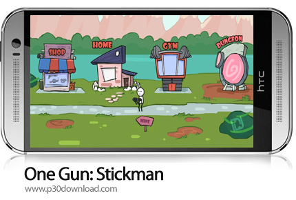 دانلود One Gun: Stickman v2.2 + Mod - بازی موبایل استیکمن تیرانداز