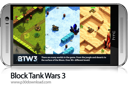 دانلود Block Tank Wars 3 v1.19 + Mod - بازی موبایل نبرد تانک ها 3