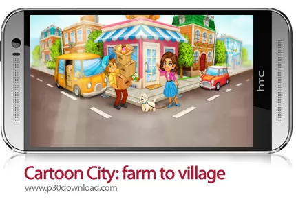 دانلود Cartoon City: farm to village v1.81 + Mod - بازی موبایل شهر کارتونی