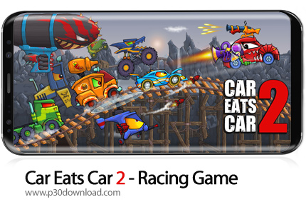 دانلود Car Eats Car 2 - Racing Game v2.0 b74 + Mod - بازی موبایل مسابقه ماشین ها 2