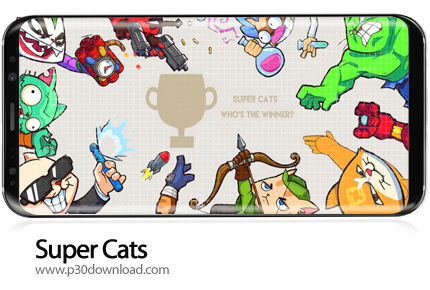 دانلود Super Cats v1.0.81 - بازی موبایل گربه های قهرمان