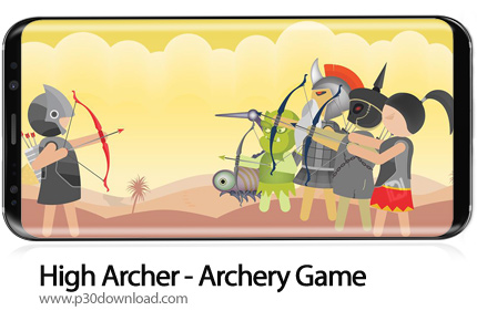 دانلود High Archer - Archery Game v0.8 + Mod - بازی موبایل عروسک کماندار