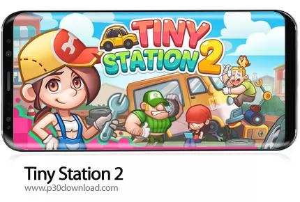 دانلود Tiny Station 2 v1.0.38 + Mod - بازی موبایل مکانیک کوچک 2