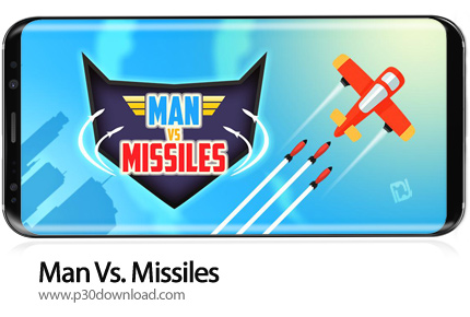 دانلود Man Vs. Missiles v7.1 + Mod - بازی موبایل هواپیما و موشک ها