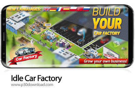 دانلود Idle Car Factory v12.11.1 + Mod - بازی موبایل کارخانه ماشین سازی