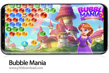دانلود Bubble Mania v2.3.8 + Mod - بازی موبایل عشق حباب