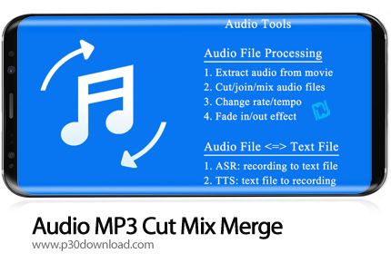 دانلود Audio MP3 Cut Mix Merge & Speech to Text & TTS v2.8 - برنامه موبایل ویرایش حرفه ای فایل صوتی