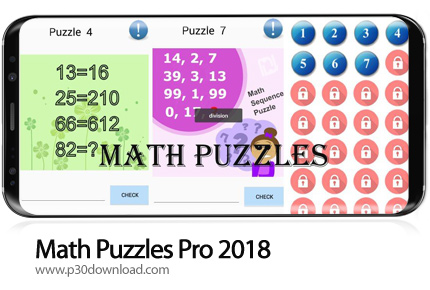 دانلود Math Puzzles Pro 2018 v1.1 - بازی موبایل معماهای ریاضی