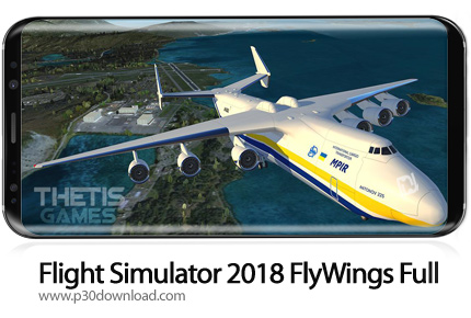 دانلود Flight Simulator 2018 FlyWings Full v2.2.2 - بازی موبایل شبیه سازی پرواز 2018