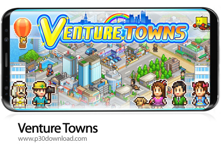 دانلود Venture Towns v2.0.4 + Mod - بازی موبایل شهر سرمایه گذاری