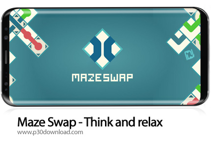 دانلود Maze Swap - Think and relax v1.0 - بازی موبایل پیچ و خم