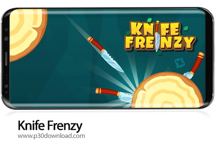 دانلود Knife Frenzy v1.1.121 + Mod - بازی موبایل پرتاب چاقو
