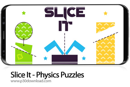 دانلود Slice It - Physics Puzzles v1.8 + Mod - بازی موبایل برش اشکال