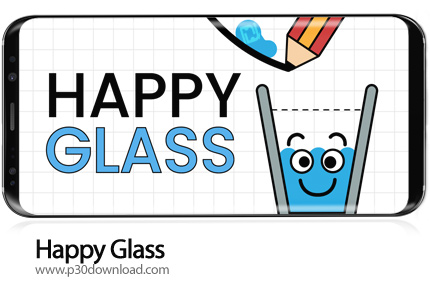 دانلود Happy Glass v1.0.59 + Mod - بازی موبایل لیوان خوشحال