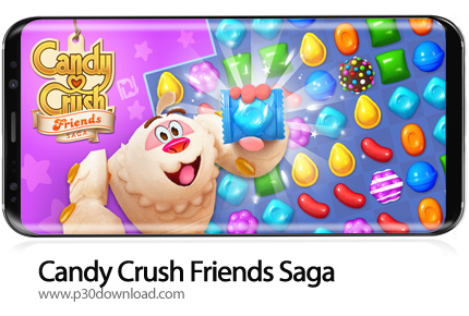 دانلود Candy Crush Friends Saga v1.54.3 + Mod - بازی موبایل حماسه آب نباتی دوستان