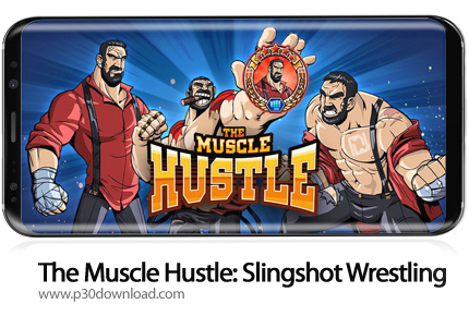 دانلود The Muscle Hustle: Slingshot Wrestling v1.33.2275 + Mod - بازی موبایل کشتی قهرمانان