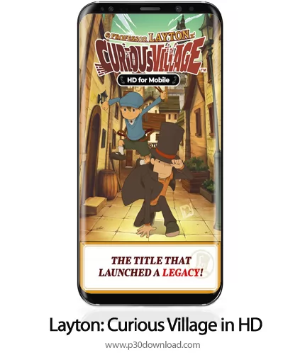 دانلود Layton: Curious Village in HD v1.0.2 - بازی موبایل معما سیب طلایی