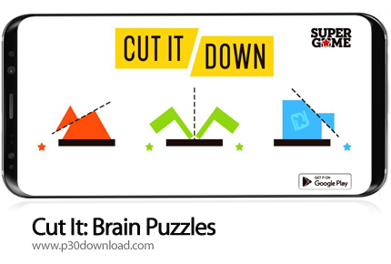 دانلود Cut It: Brain Puzzles v1.3.26 + Mod - بازی موبایل برش