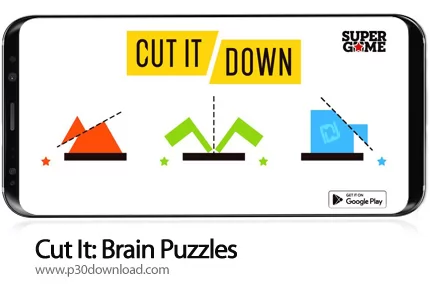 دانلود Cut It: Brain Puzzles v1.3.26 + Mod - بازی موبایل برش