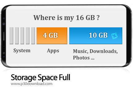 دانلود Storage Space Full v23.1.8 - برنامه موبایل مدیریت فضا ذخیره سازی اطلاعات