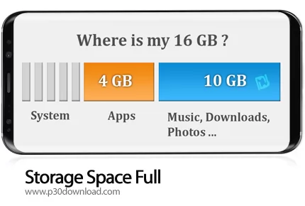 دانلود Storage Space Full v23.1.8 - برنامه موبایل مدیریت فضا ذخیره سازی اطلاعات