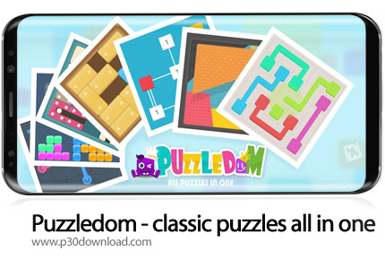 دانلود Puzzledom - classic puzzles all in one v8.0.2 + Mod - بازی موبایل مجموعه بازی های پازلی