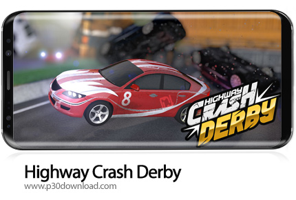 دانلود Highway Crash Derby v1.8.0 + Mod - بازی موبایل تصادف در بزرگراه