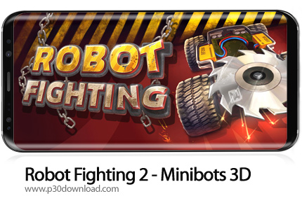 دانلود Robot Fighting 2 - Minibots 3D v2.6.0 + Mod - بازی موبایل نبرد روبات های کنترلی