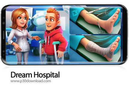 دانلود Dream Hospital - Health Care Manager Simulator v2.1.18 + Mod - بازی موبایل بیمارستان رویایی