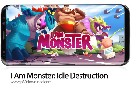دانلود I Am Monster: Idle Destruction v1.5.8 + Mod - بازی موبایل من هیولا هستم