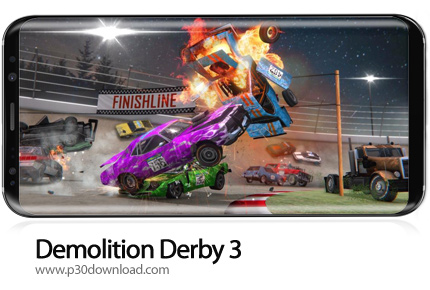 دانلود Demolition Derby 3 v1.1.011 - بازی موبایل پیست مبارزه 3