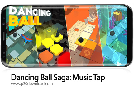 دانلود Dancing Ball Saga: Music Tap v1.1.5 + Mod - بازی موبایل رقص توپ
