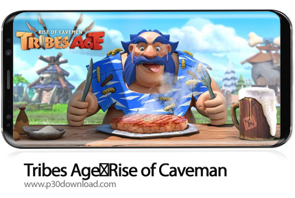 دانلود Tribes Age: Rise of Caveman v1.2.10 + Mod - بازی موبایل عصر قبایل