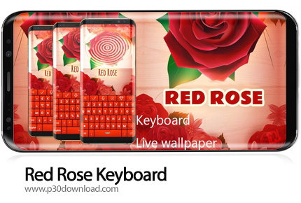 دانلود Red Rose Keyboard Full v4.2.3 - برنامه موبایل صفحه کلید رز قرمز