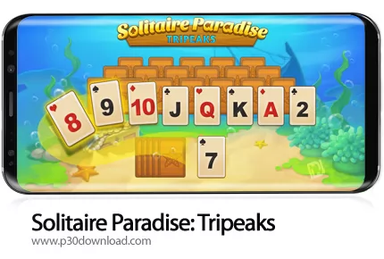 دانلود Solitaire Paradise: Tripeaks v20.0716.00 + Mod - بازی موبایل بهشت کارت ها