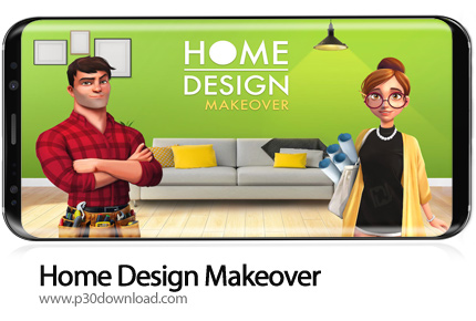 دانلود Home Design Makeover v3.7.1g + Mod - بازی موبایل شبیه سازی طراحی خانه