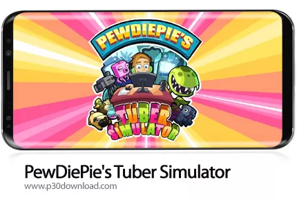 دانلود PewDiePie's Tuber Simulator v1.70.0 + Mod - بازی موبایل شبیه سازی زندگی یوتیوبرها