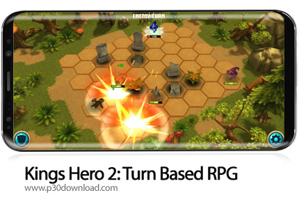 دانلود Kings Hero 2: Turn Based RPG v1.922 + Mod - بازی موبایل اتحاد پادشاهان 2