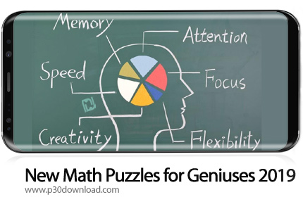 دانلود New Math Puzzles for Geniuses 2019 v6 - بازی موبایل پازل ریاضی