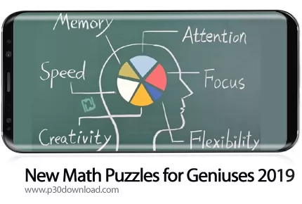 دانلود New Math Puzzles for Geniuses 2019 v6 - بازی موبایل پازل ریاضی