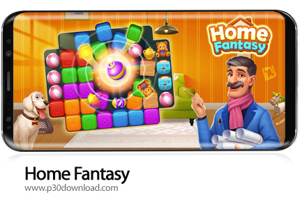 دانلود Home Fantasy - Dream Home Design Game v1.0.16 + Mod - بازی موبایل خانه فانتزی: رویای طراحی خا