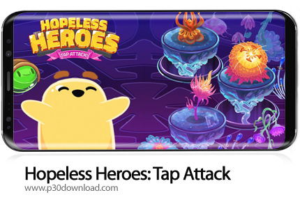 دانلود Hopeless Heroes: Tap Attack v2.0.14 + Mod - بازی موبایل قهرمانان نا امید