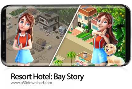 دانلود Resort Hotel: Bay Story v2.0.9 + Mod - بازی موبایل هتل پر رفت و آمد