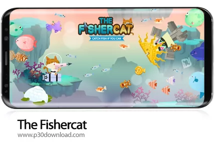 دانلود The Fishercat v4.1.2 + Mod - بازی موبایل گربه ماهیگیر