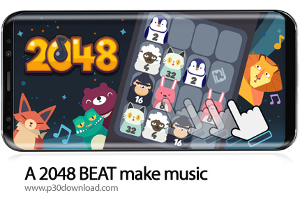 دانلود A 2048 BEAT: make music v1.0.19.115 + Mod - بازی موبایل بیت 2048